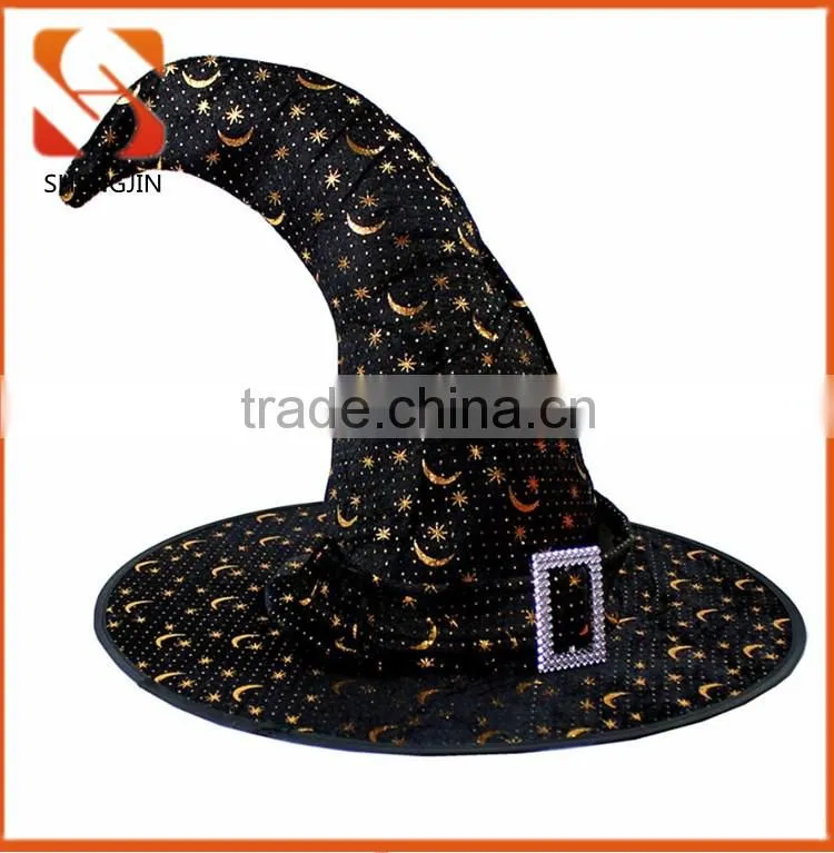 SJ-L6030 Halloween Bat print witch hat