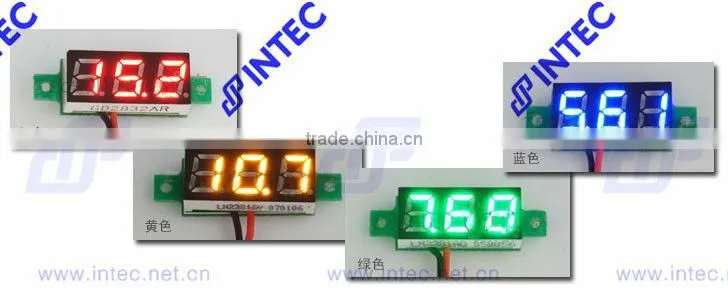 Electrical instrument 2.5~30V mini DC Voltage Meters LED Meter