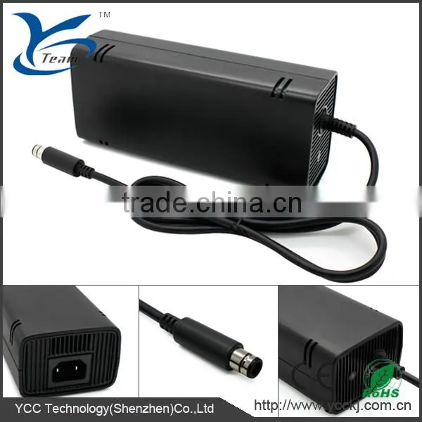 new products ! ! cheap video game accssory adapter for xbox 360 E brick black UK/EU/AU/US standard availbale with best price