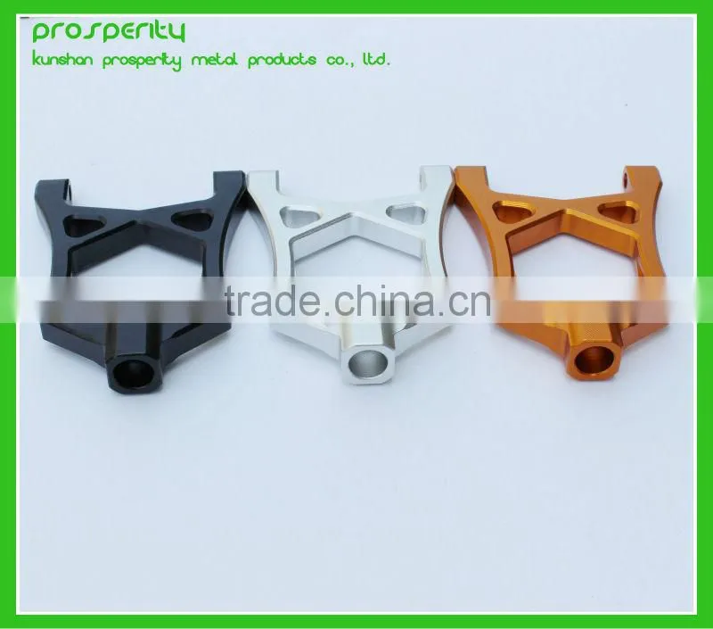 aluminum anodized spare parts with cnc milling processing