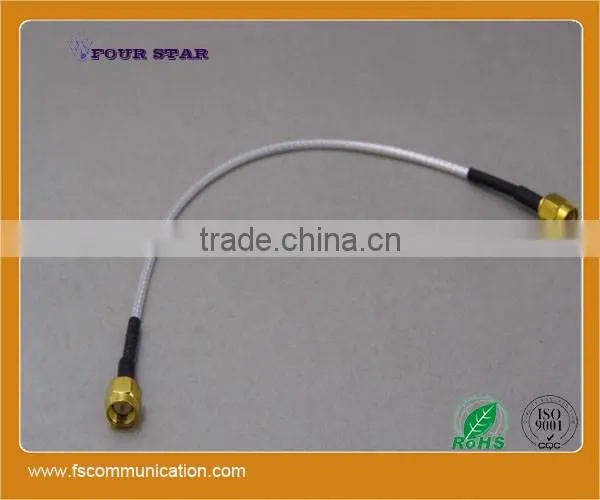 RG316 Cable Assembly with SMA Male Crimp Connectors On Both Ends