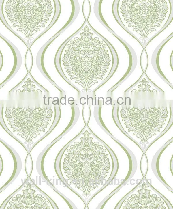 chinese royal style wallpaper green color