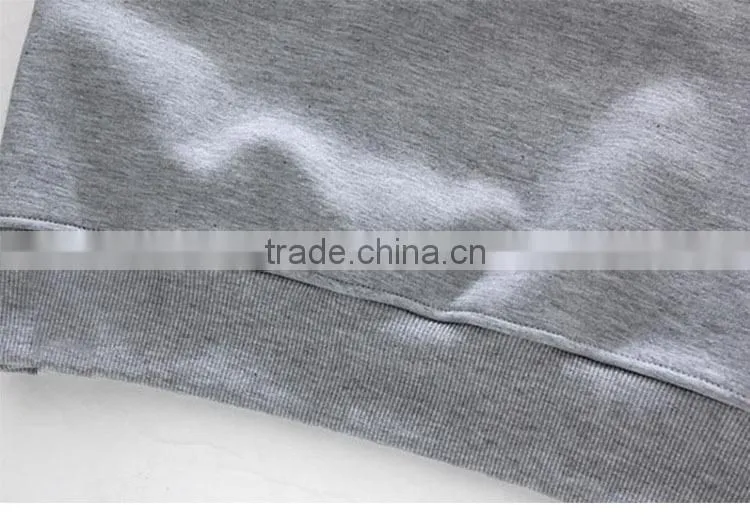 2015 fashion latest design hign quality cheap loose for men's anti shrink sports hoodies