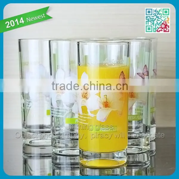 Machine Made 1.6L Glass Juice Pitcher Home Use Large Capacity Glass Juice Pitchers