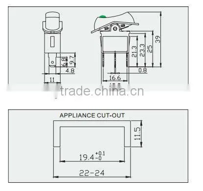 miniature pushbutton switch