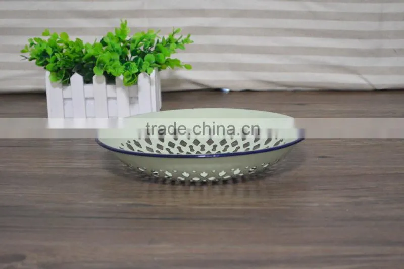 enamel colander,collapsible colander,ceramic fruit colander