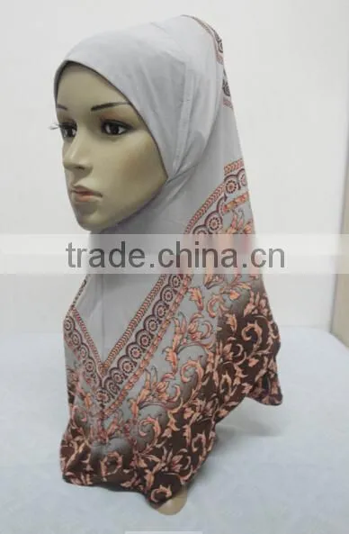 H294 latest muslim hijab with beautiful prints,muslim scarf