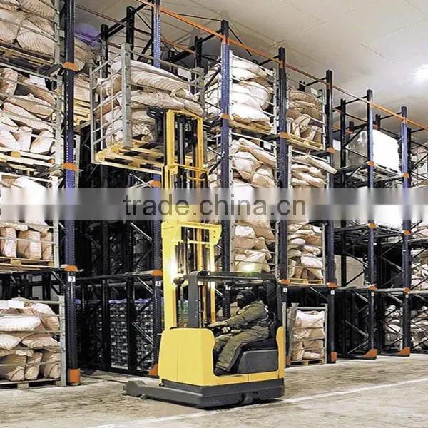 High Efficency warehouse Pallet Racking for forklift drive in