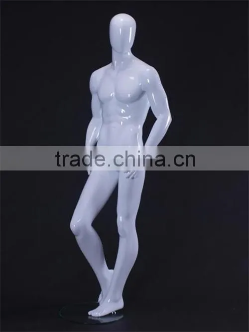 Adjustable sexy lifelike male mannequin for sale