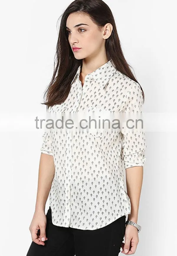 high level carded cotton plain dyed fabric printed shirt textile for printed shirt