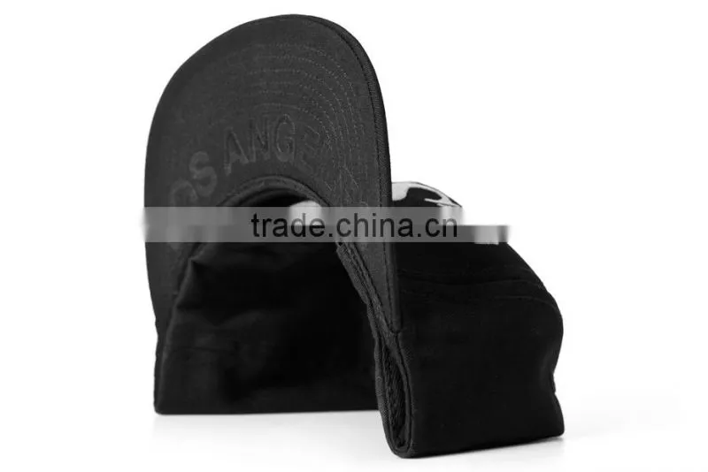 big letters embroidery 5 panel for wholesale attractive flat brim hats