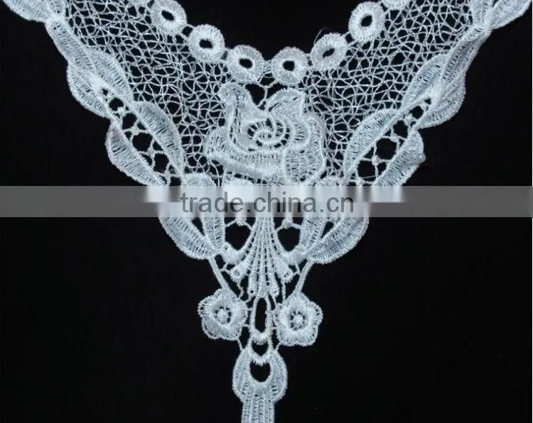 Polyester Embroidery Lace Garment Accessories Lace Dress Collar Lace