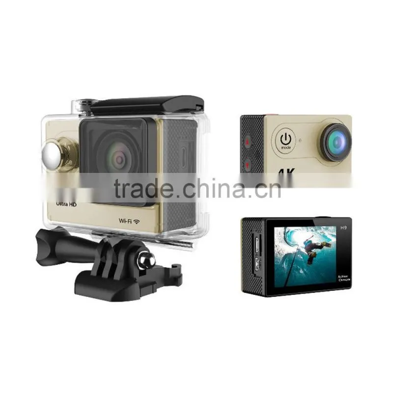 Factory Price WIFI Action Camera4K Ultra-HD sport camera 12MP 1080P 60FPS 4k Camera Sport DV