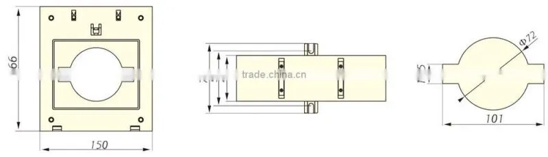 Dixsen brand DS100 single-phase pole mounted transformer