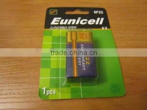 6F22 9v remote control battery