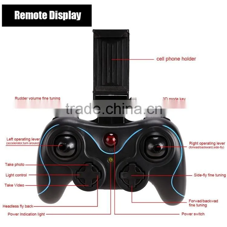 JJRC 2.4GHz 4CH 6-Axis Gyro WIFI FPV RC Quadcopter Drone w/ 2.0MP HD Camera 360 Degree Eversion#SV029051