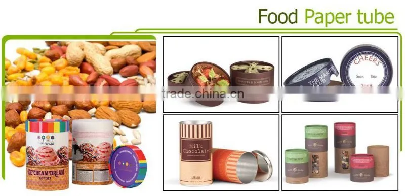 Custom high quality round tube wine gift box