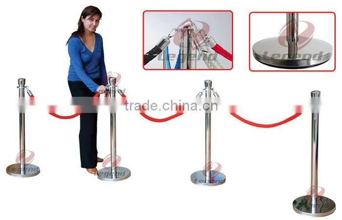 Alibaba express in spanish hotel queue barrier stand