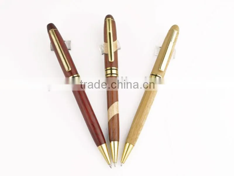 Promotional twist metal wood pen TC-W001b