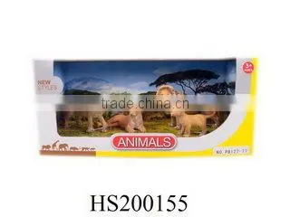 Plastic animal toys White Tiger set