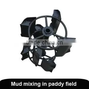6.5HP gasoline used for paddy field farm equipment ploughing equipment pull behind power tiller blade