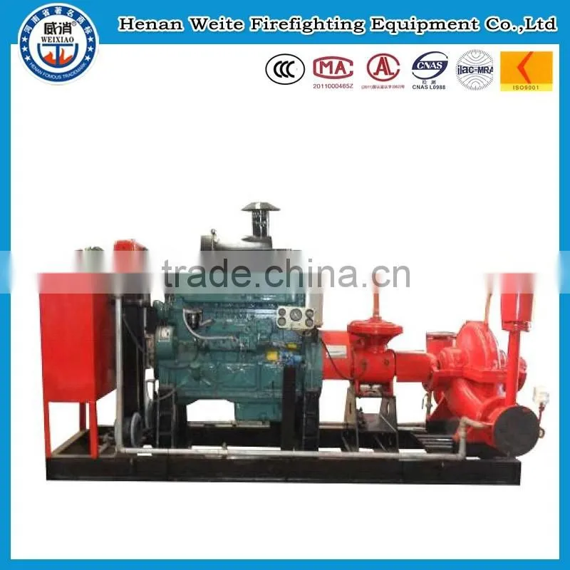 XB Fire pump set firefighting new product made in china weite portable fire foam tank