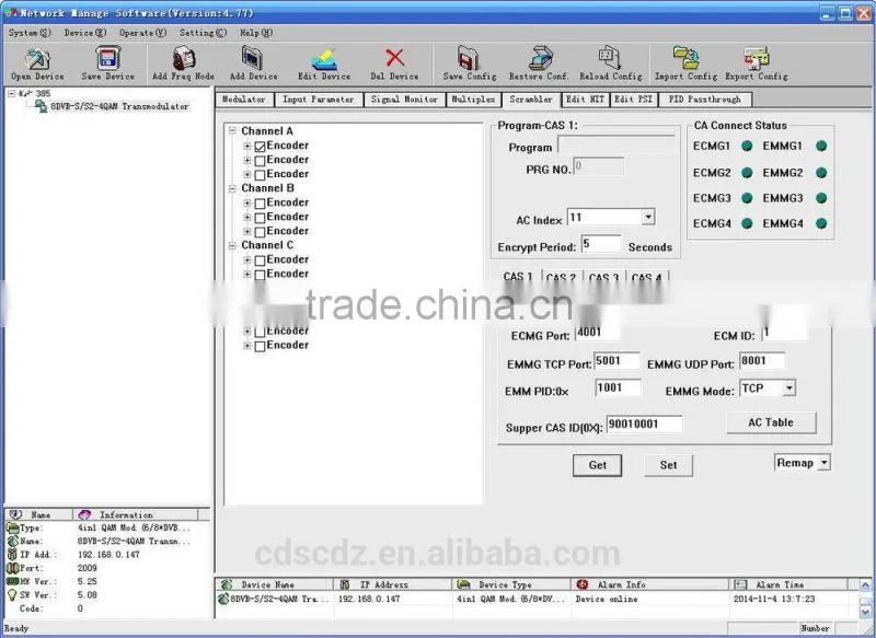 8 channel sat to catv