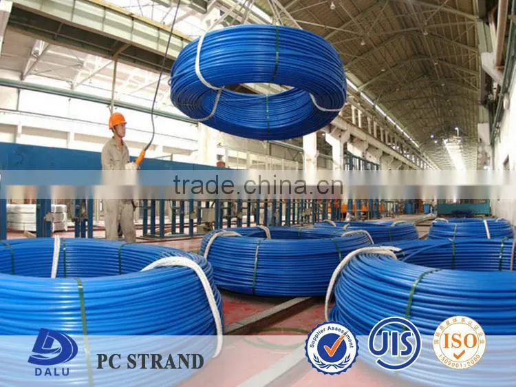 EN10138 7 wire 9.53mm 12.7mm Unbonded PC Steel Strand