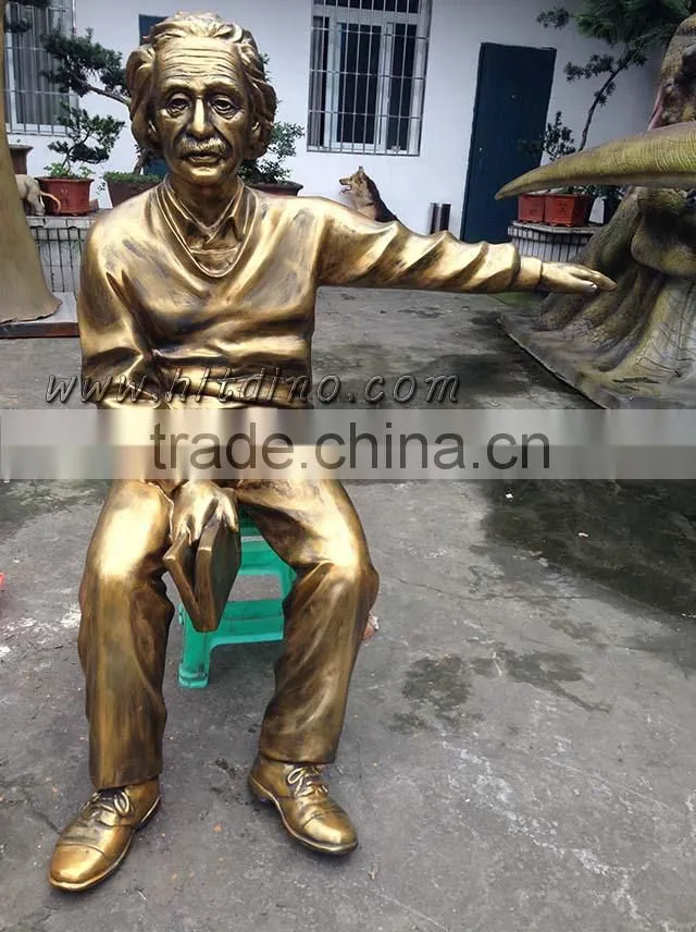 HLT Famous figure statue of Einstein sculpture