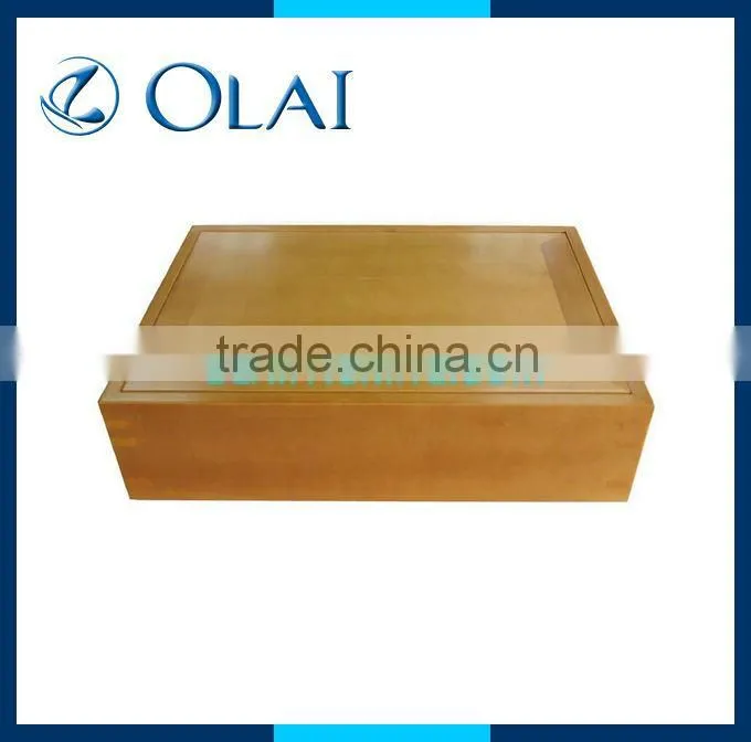 wholesales wood make up box with mirror