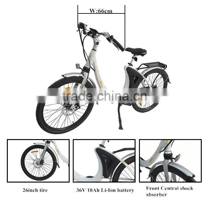 China manufacturer EN15194 high end easy ride chinese 26 inch electric bicycle