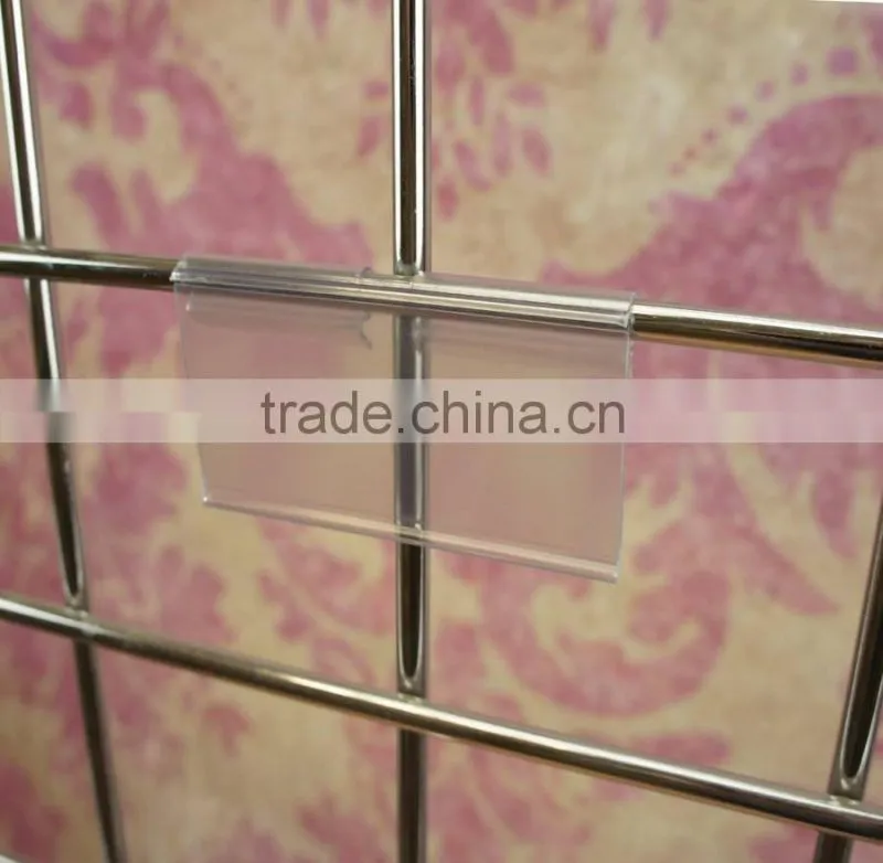 GOOD QUALITY PVC Plastic Price Label holder Sign Holder/ Plastic Label Display Price Holder