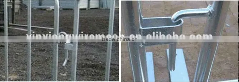 Metal crowd control fence