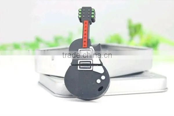 High Quality the new fashion guitar design silicne USB cover