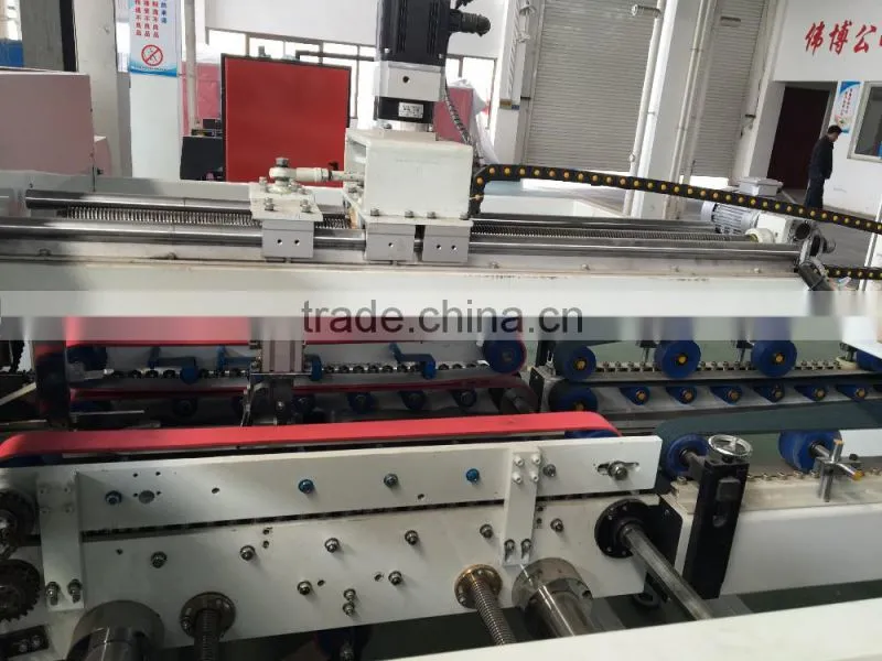 High Speed Automatic Corrugated Carton Box Stapler Stitching Folder Machine