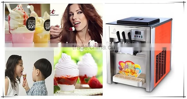 counter top frozen yogurt & soft ice cream machine WX-818T