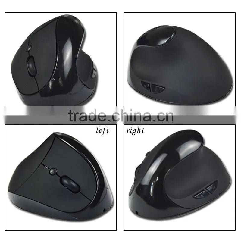 2016 hot selling Ergonomic design vertical wireless mouse