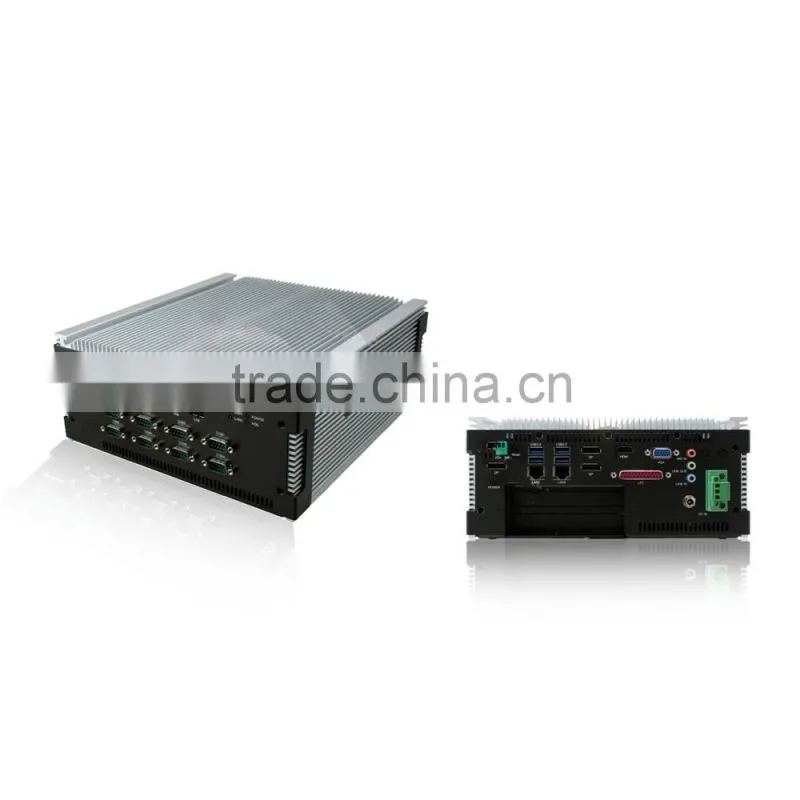intel core i3 i5 i7 CPU 2*LAN 8*USB 8*COM 2*PCI-Express or 2 *Mini PCIE 1*VGA fanless mini industrial pc