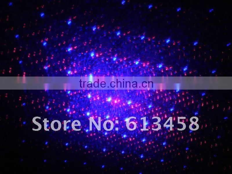 Red and Blue 450mW Multi Grating Effects Laser Light with Step Motor