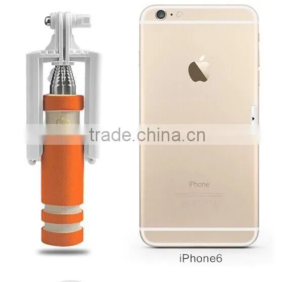 mini selfie stick 13.5 cm 2015 Top Hot 13.5cm Super Mini Wired Selfie Stick Handheld Monopod