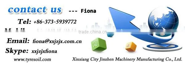Best selling manufacture recycling tyred to oil plant with competitive price