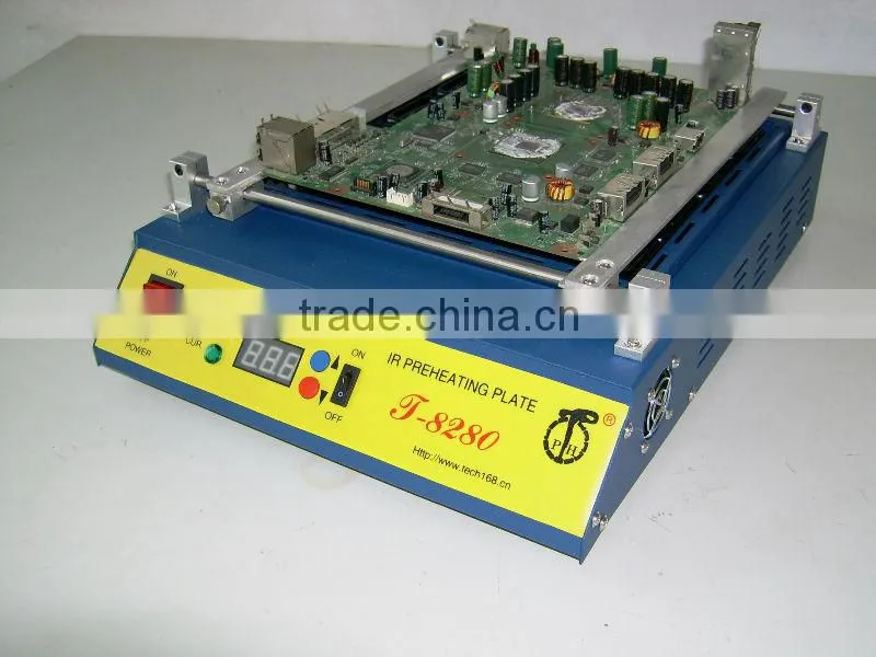 Manufacturer Taian PUHUI T-8280 IR preheater plate, preheating oven,bga rework station,repair hot plate