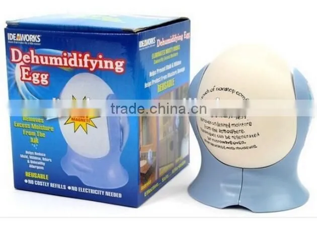 New arrvial Home And Office Recycle Promotional Silica Gel Dehumidifying Egg