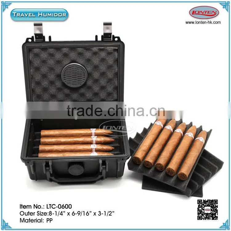 PP/polypropylene material Cigar Travel Humidor