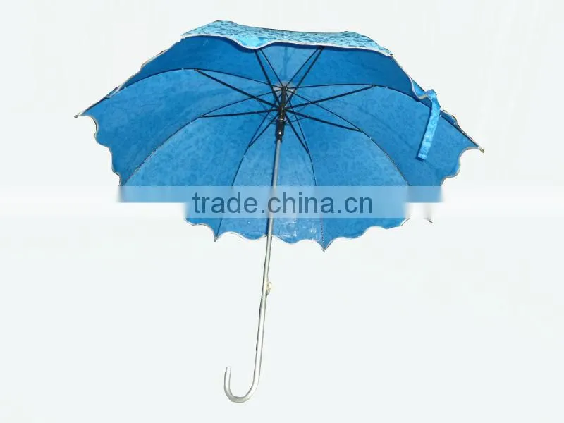 Stick changing color umbrella lace parasol