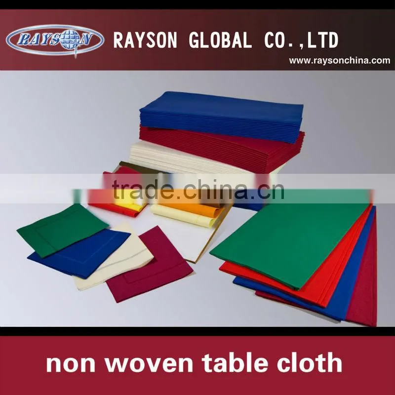 Pre-cuted pe coated laminated tablecloth