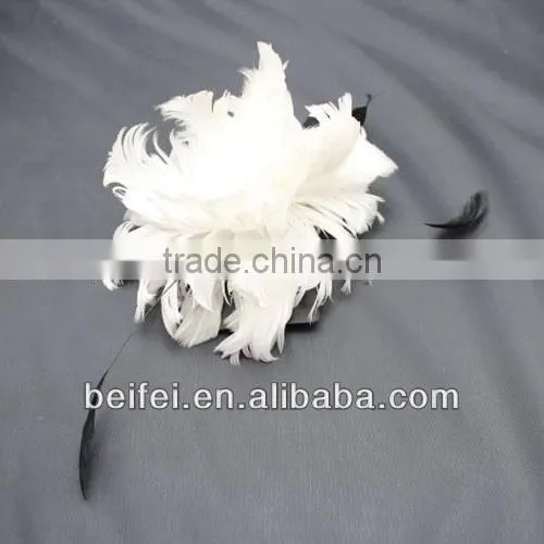 Feather Flower Brooch