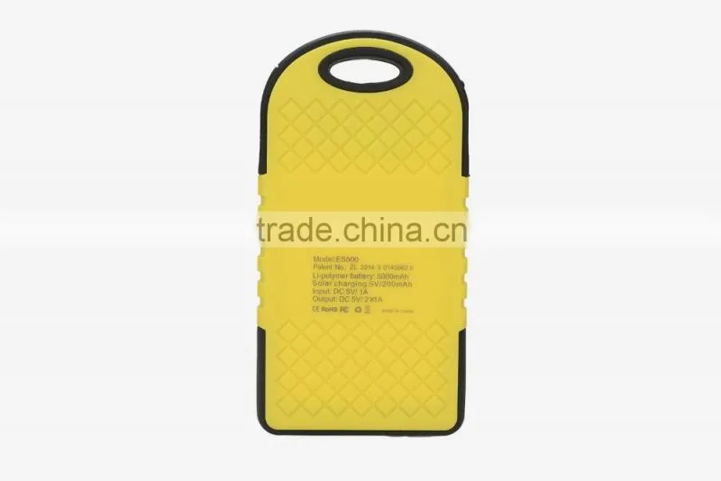 Hot Sell portable Solar power bank Charger for smart phone