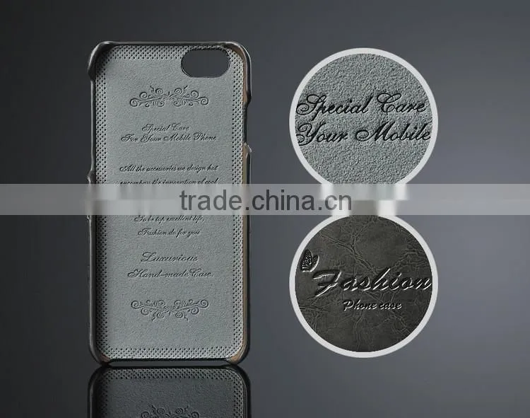 High Quality Oil-wax Leather with Card Slot Leather Back Cover Cases For iPhone 6 / 6s 4.7'' For iPhone 6 6s / Plus 5.5