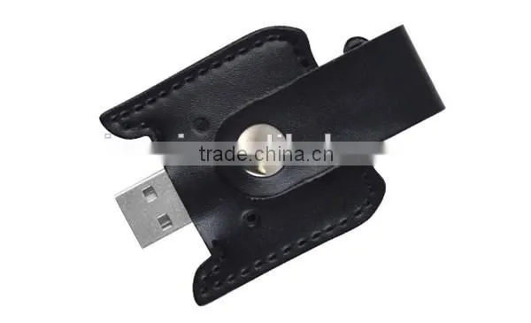 Butterfly shape swivel leather usb